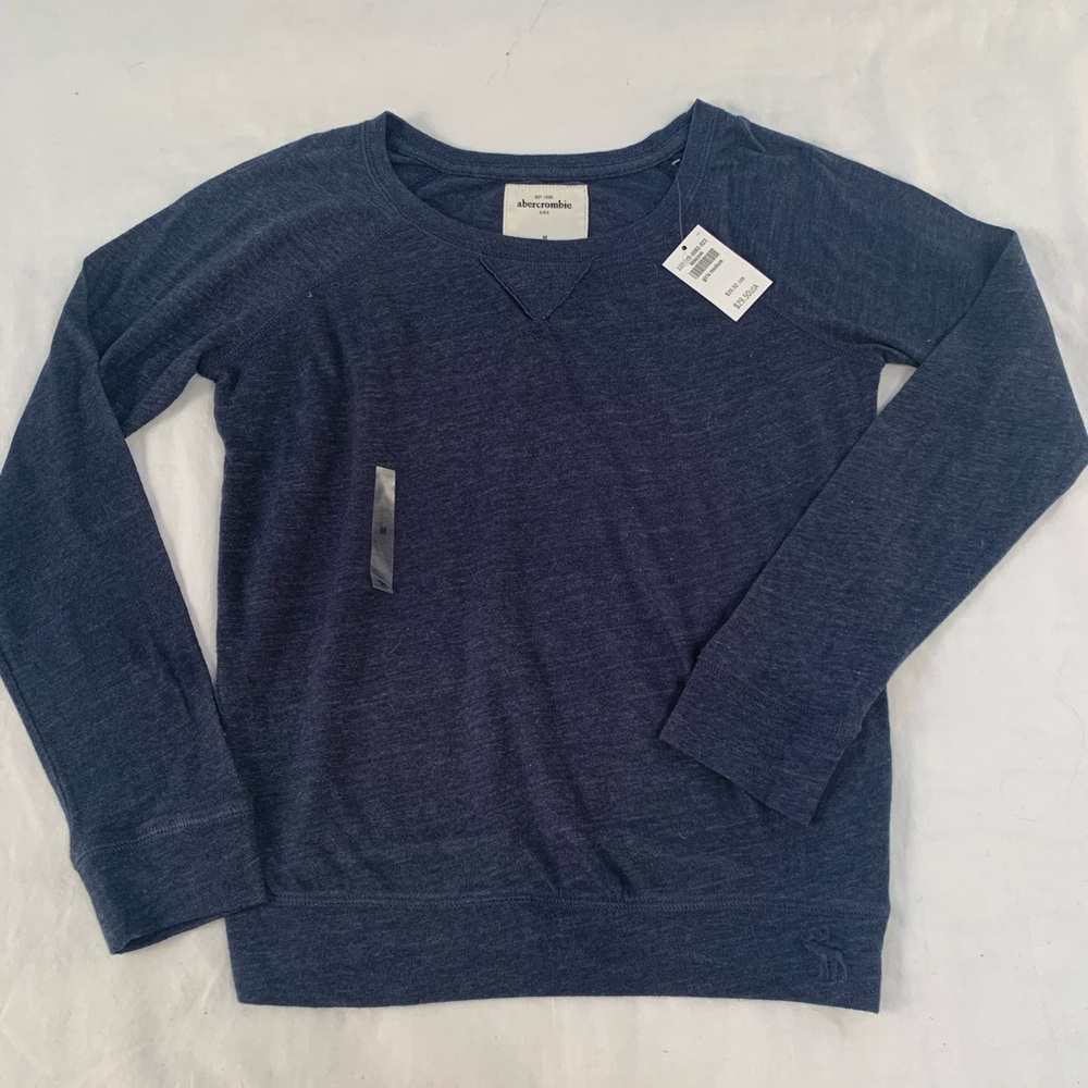 NWT Abercrombie kids navy long sleeve